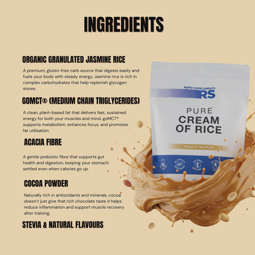 Rapid Supps Cream of Rice (1.2kg)