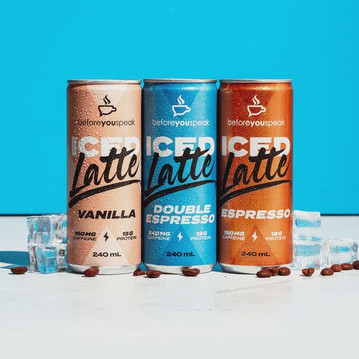 Before You Speak Iced Latte Can - Nutrition Industries Australia