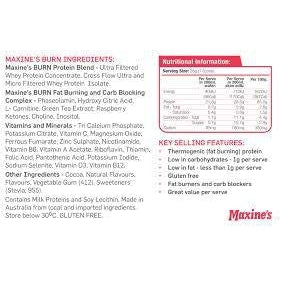 Maxines BurnProteinMAXINE'S - Nutrition Industries