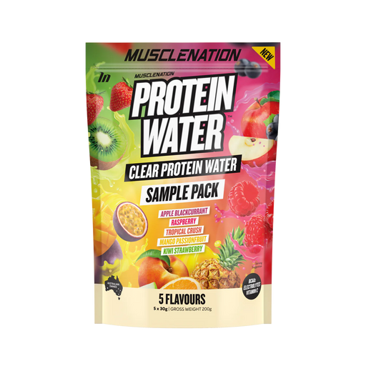 Muscle Nation Protein Water Sample Pack - Nutrition Industries Australia