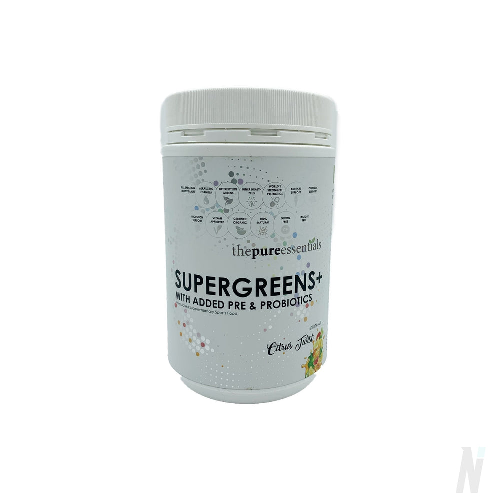The Pure Essentials - Supergreens + - Nutrition Industries Australia