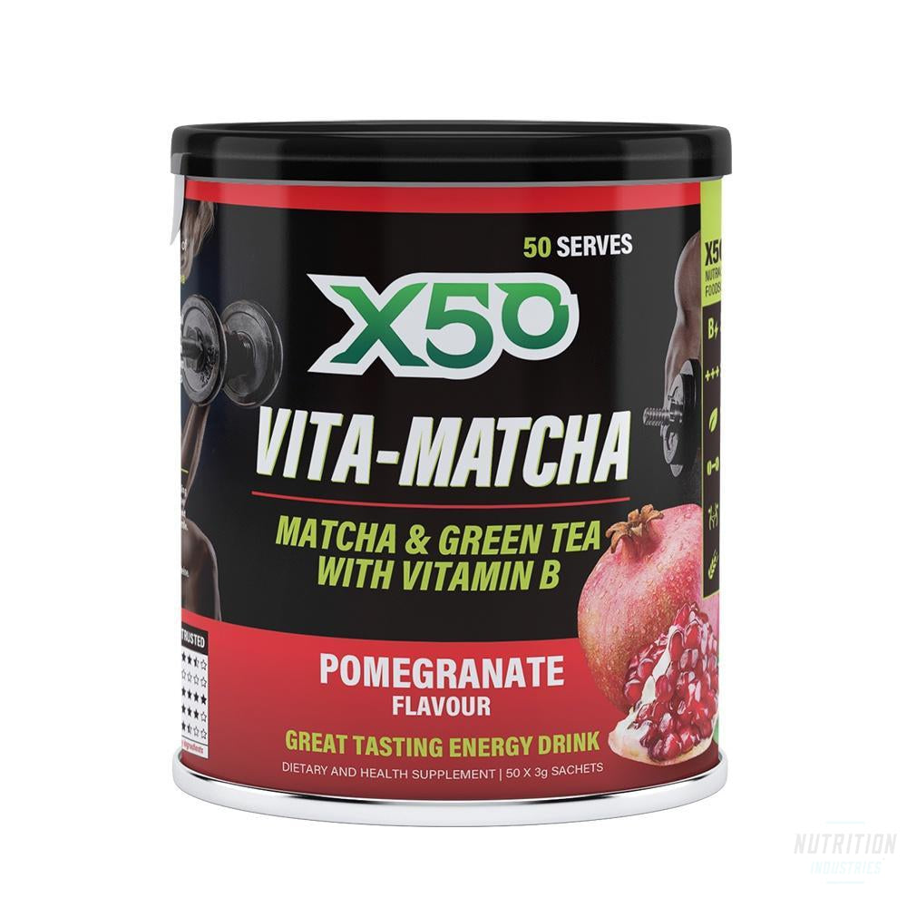 X50 Vita-MatchaTeaX50 - Nutrition Industries