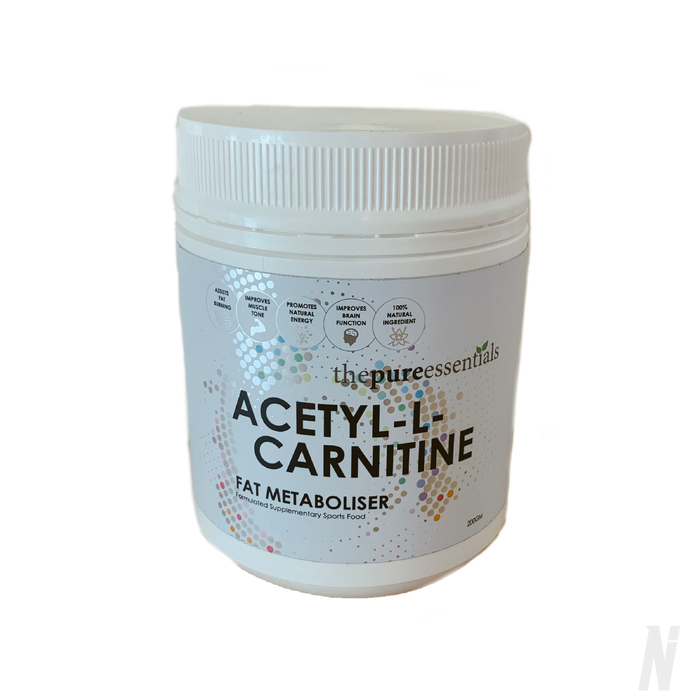 The Pure Essentials Acetyl L Carnitine 200g - Nutrition Industries Australia