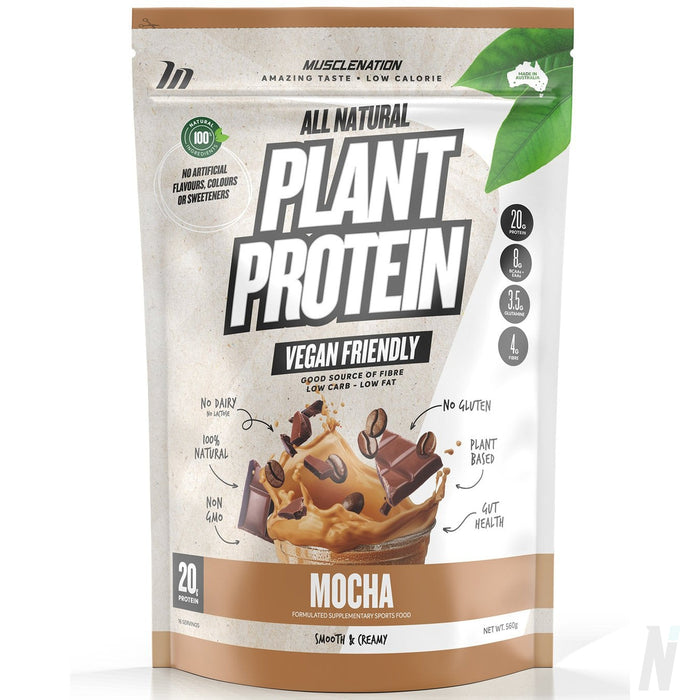 Muscle Nation Plant Protein 100% NATURAL PROTEIN - Nutrition Industries Australia