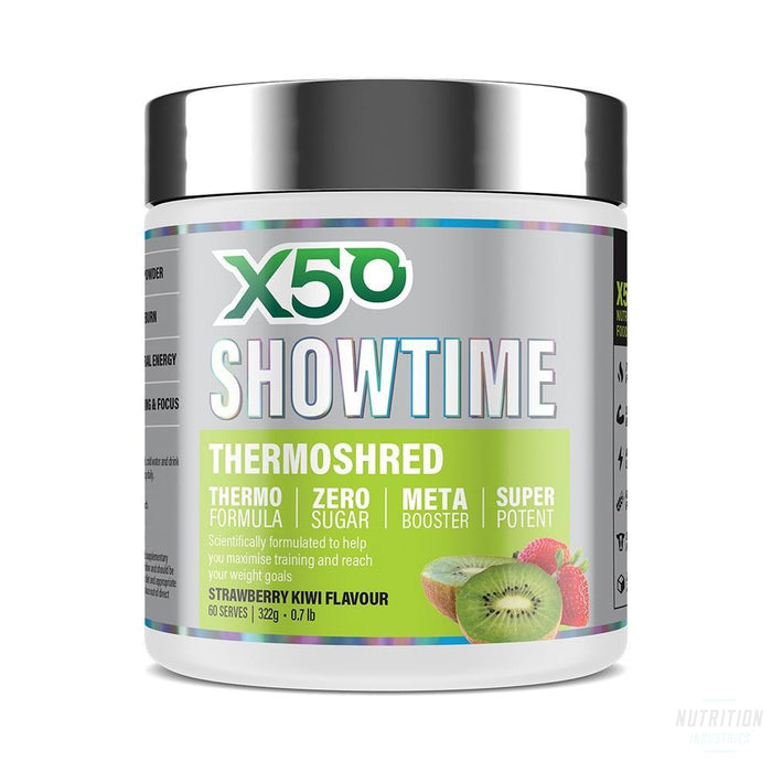 X50 Showtime ThermoshredFat BurnerX50 - Nutrition Industries