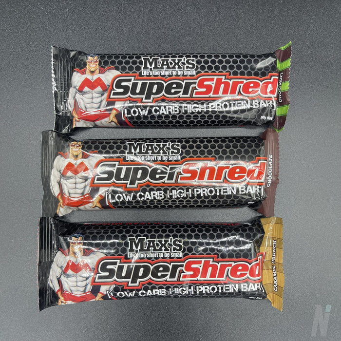Maxs SuperShred Bar 60g - Nutrition Industries Australia