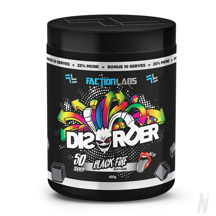 Faction Labs Disorder Pre-Workout - Nutrition Industries Australia